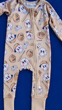 Load image into Gallery viewer, Baby Boy Baseball Zippered Sleeper