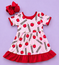 Load image into Gallery viewer, Leopard Apple Dress