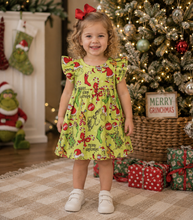 Load image into Gallery viewer, Merry Grinchmas Dress