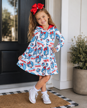 Load image into Gallery viewer, Dr. Seuss Hooded Dress