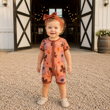 Load image into Gallery viewer, Dr Pepper Zippered Bamboo Romper
