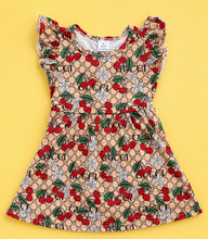 Load image into Gallery viewer, Floral Cherry Dress