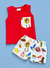 Load image into Gallery viewer, Texas Pride Shorts Set