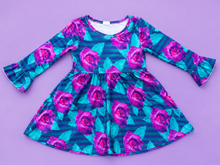 Load image into Gallery viewer, Purple Rose Dress