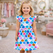 Load image into Gallery viewer, Mermaid Scales Dress