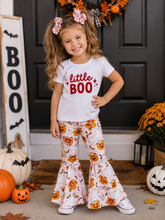 Load image into Gallery viewer, Little Boo Bell Bottom Set