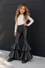 Load image into Gallery viewer, Pleather Bell Bottoms
