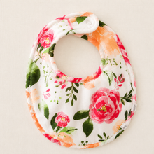 Load image into Gallery viewer, Floral Bib Set
