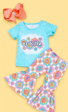 Load image into Gallery viewer, Be Kind Retro Floral Bell Bottom Set