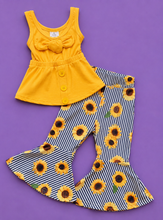 Load image into Gallery viewer, Sunflower Bell Bottom Set