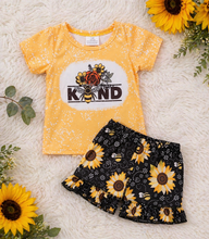 Load image into Gallery viewer, Bee Kind Shorts Set