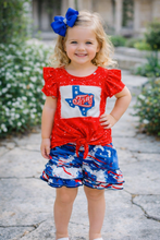 Load image into Gallery viewer, Texas Summer Shorts Set