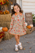 Load image into Gallery viewer, Fall Florals Skirt Shorts Set