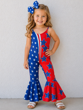 Load image into Gallery viewer, Patriotic Bell Bottom Jumper