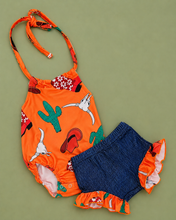 Load image into Gallery viewer, Western Halter Bummie Set