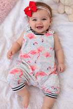 Load image into Gallery viewer, Flamingo Romper