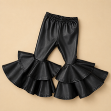 Load image into Gallery viewer, Pleather Bell Bottoms