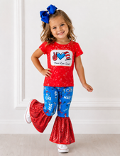Load image into Gallery viewer, Peace, Love, Seuss Sequin Bell Set