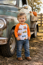 Load image into Gallery viewer, Vintage Trucks and Pumpkins Shirt