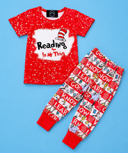 Load image into Gallery viewer, Dr Seuss Reading Is My Thing Pants Set