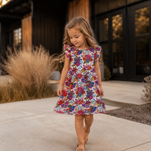 Load image into Gallery viewer, Peacock Floral Dress