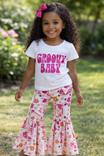Load image into Gallery viewer, Groovy Baby Bell Bottom Set