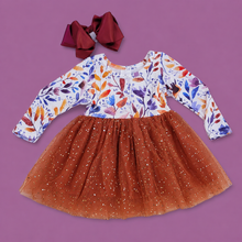 Load image into Gallery viewer, Fall Sparkle Tutu Dress