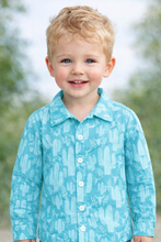 Load image into Gallery viewer, Cactus Button Up Shirt