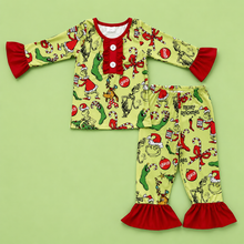 Load image into Gallery viewer, Grinch Pajamas