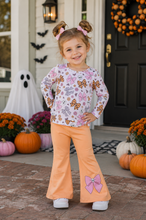 Load image into Gallery viewer, Bows &amp; Skulls Flare Pants Set