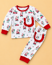 Load image into Gallery viewer, Christmas Trucks Pajama Set