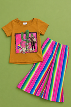 Load image into Gallery viewer, Serape Flare Pants Set