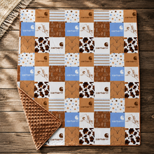 Load image into Gallery viewer, Carhartt Western Cowboy Baby Blanket