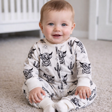 Load image into Gallery viewer, Modern BAMBOO Highland Cow Sleeper