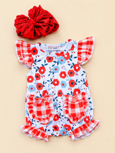 Load image into Gallery viewer, Red Poppy Onesie