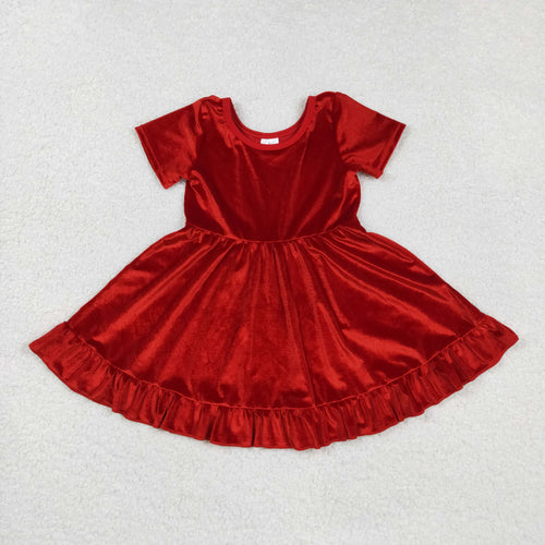Red Velvet Dress