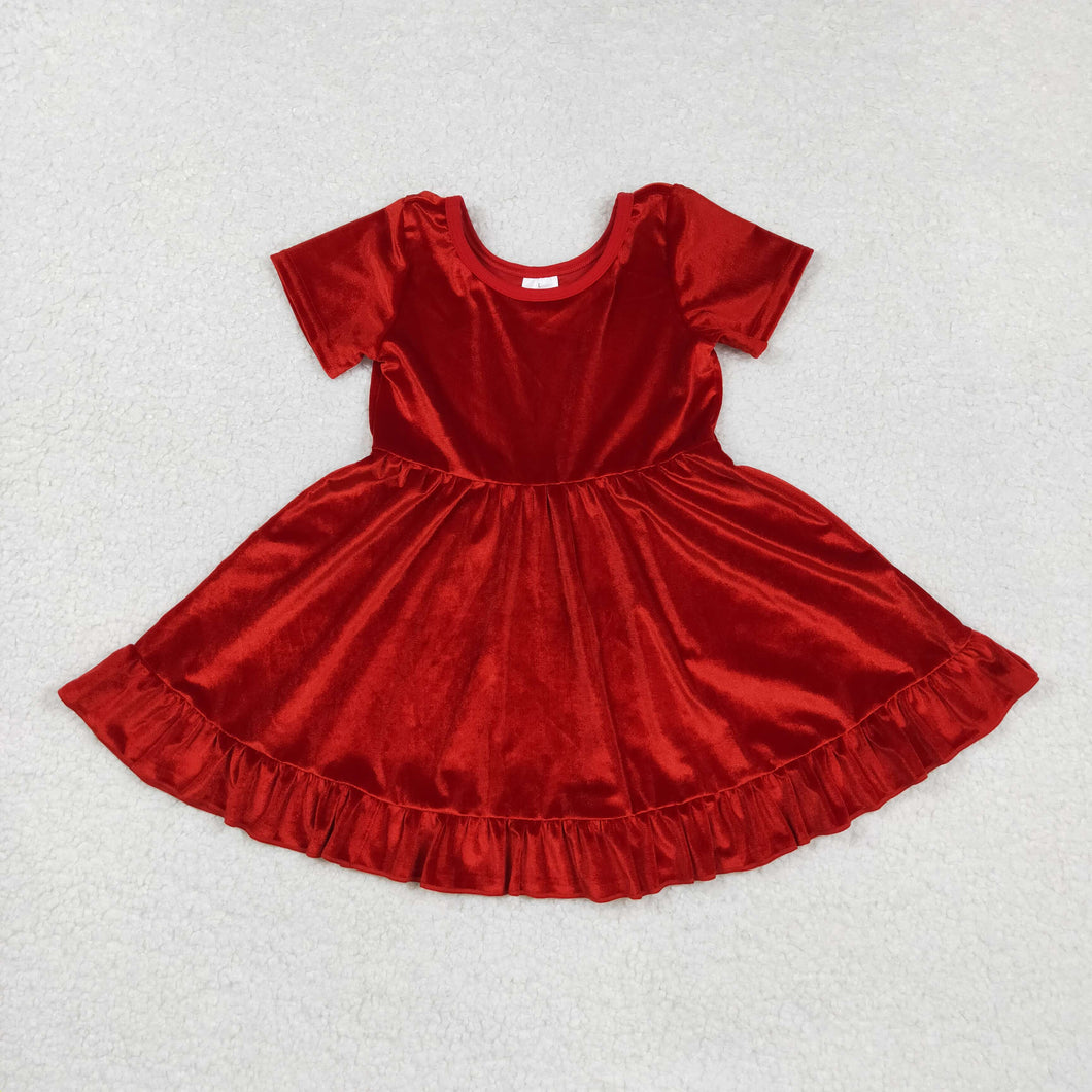 Red Velvet Dress