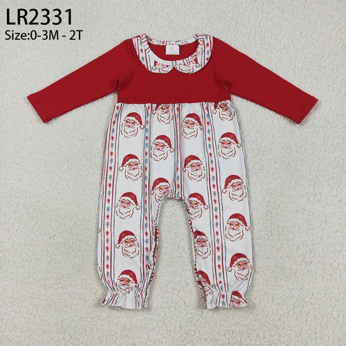 Collared Santa Romper