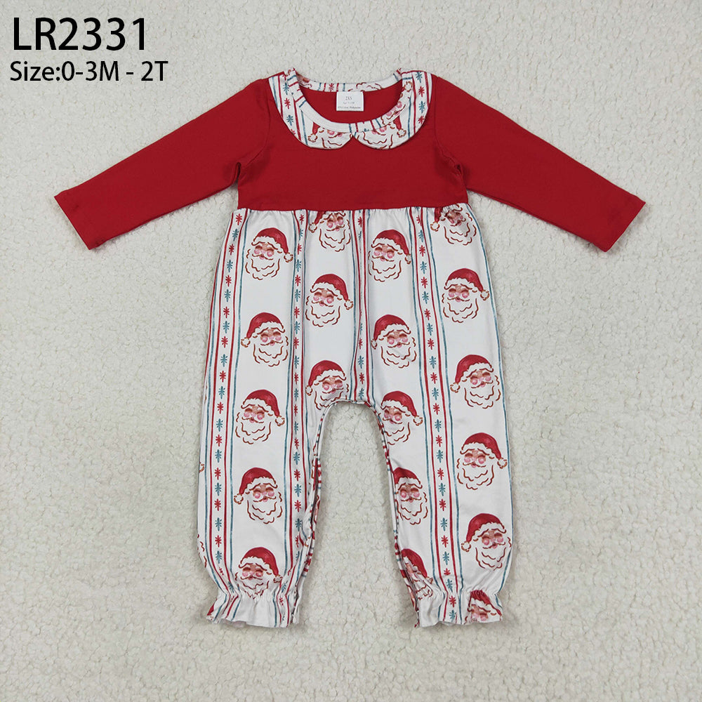 Collared Santa Romper