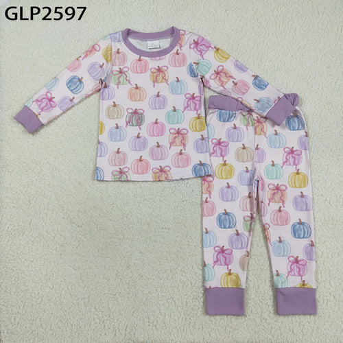 Pastel Pumpkins Pajama Set