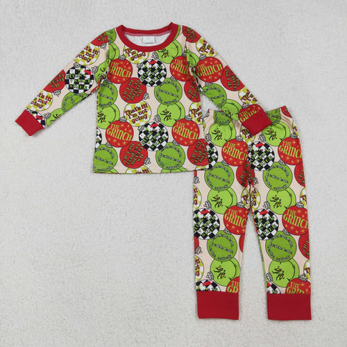 Grinch Ornament Pajama Set