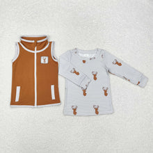 Load image into Gallery viewer, Boy&#39;s Deer Shirt &amp; Vest