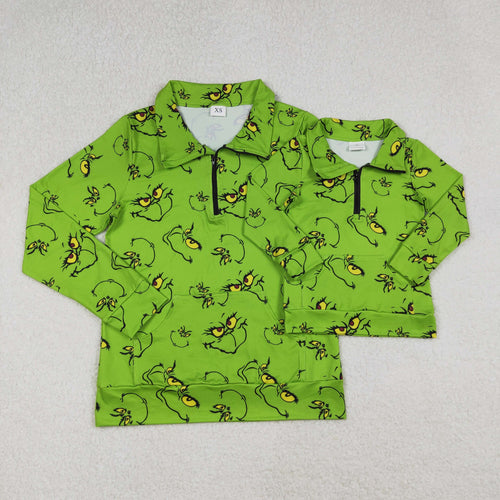 Matching Grinch Pullovers