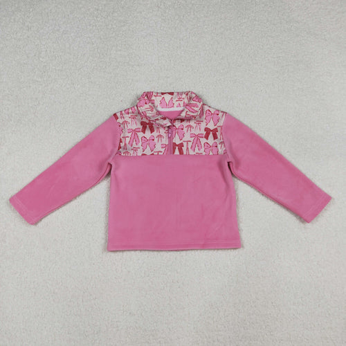 Pink Bow Sherpa
