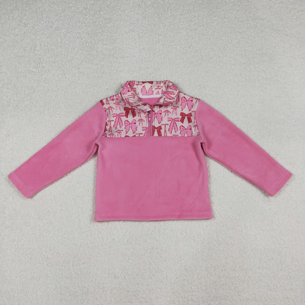 Pink Bow Sherpa