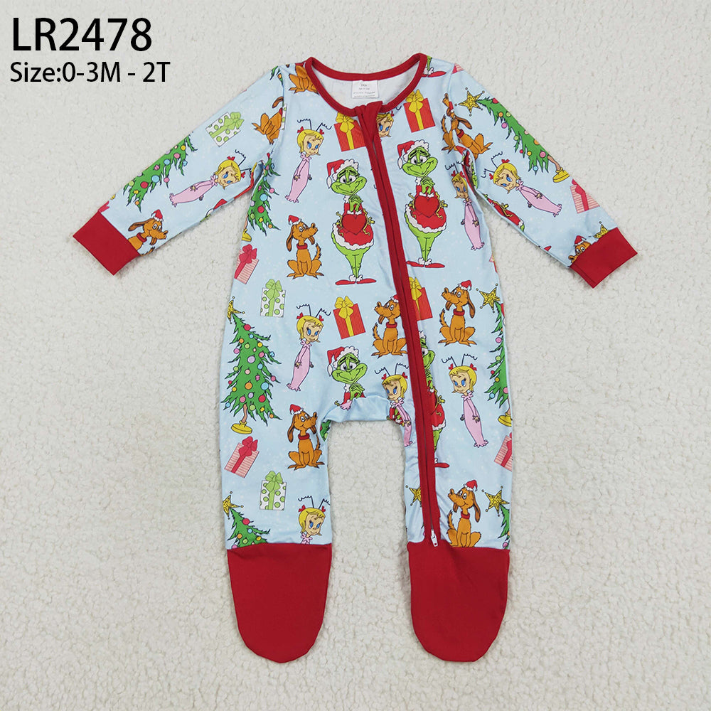 Grinch Footed Sleeper