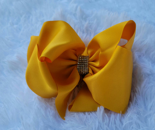 Mustard Yellow Bow