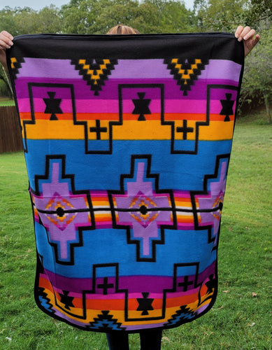 Sunset Southwestern Fleece Blanket