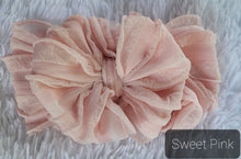Load image into Gallery viewer, In Awe Ruffled Headwrap Bows