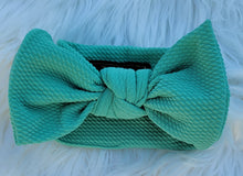 Load image into Gallery viewer, Turquoise Headwrap Bow